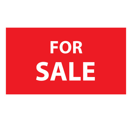 Standard Red For Sale Flag