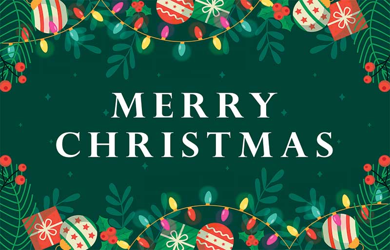 Christmas Flag Lights