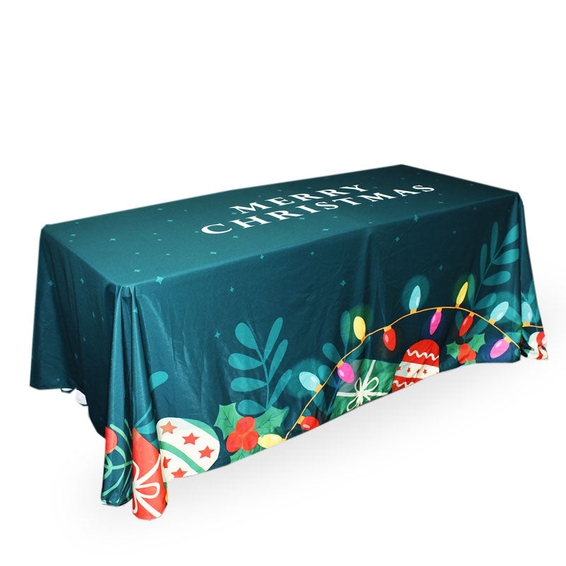 Christmas Table Throw Green