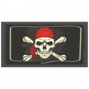 Jolly Roger Red Bandana
