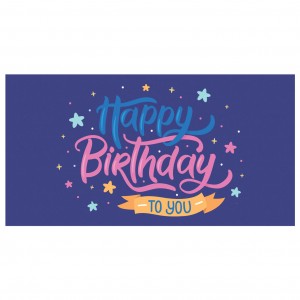 Happy Birthday To You Flag