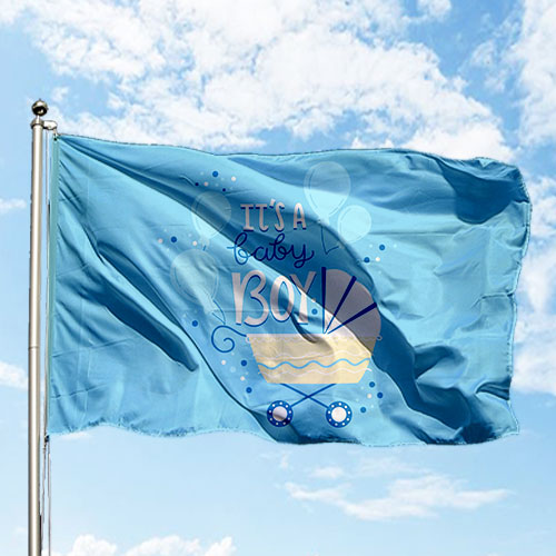 Its a Boy Flag - Baby Shower Flag and Banner