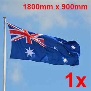 PRINTED AUSTRALIAN FLAGS X1