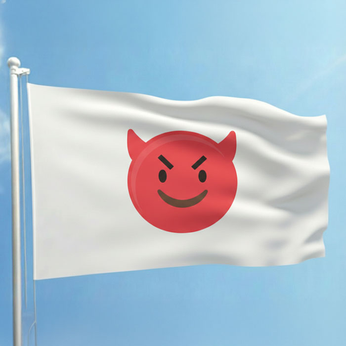 Emoji Devil Flag