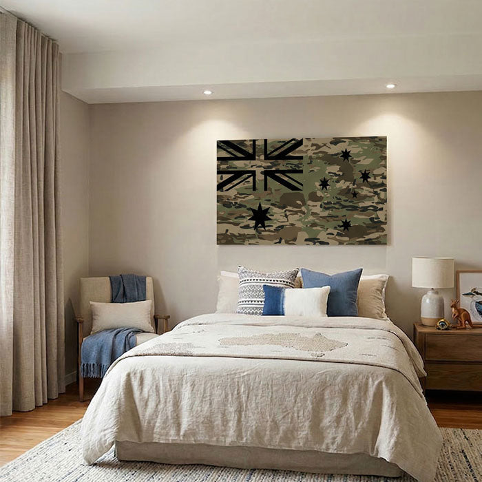 SEG Frame Australian Camo Flag
