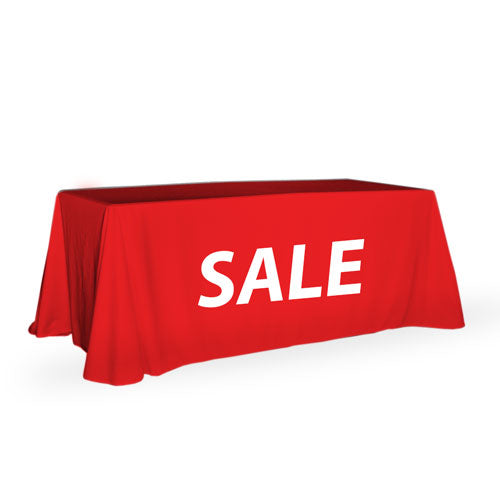 Throw Table Cover - Sale Design Red